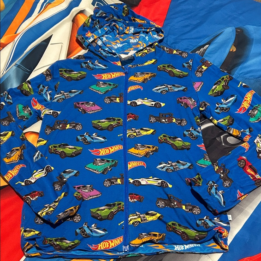 Posh Peanut “Hot Wheels” Logo Reversible LS/Jacket (10/12) GUC